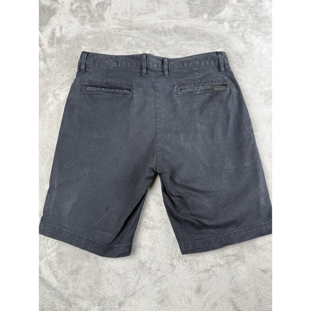 7 For All‎ Mankind Men's Chino Shorts - Black - Size 31 - Stretch Cotton